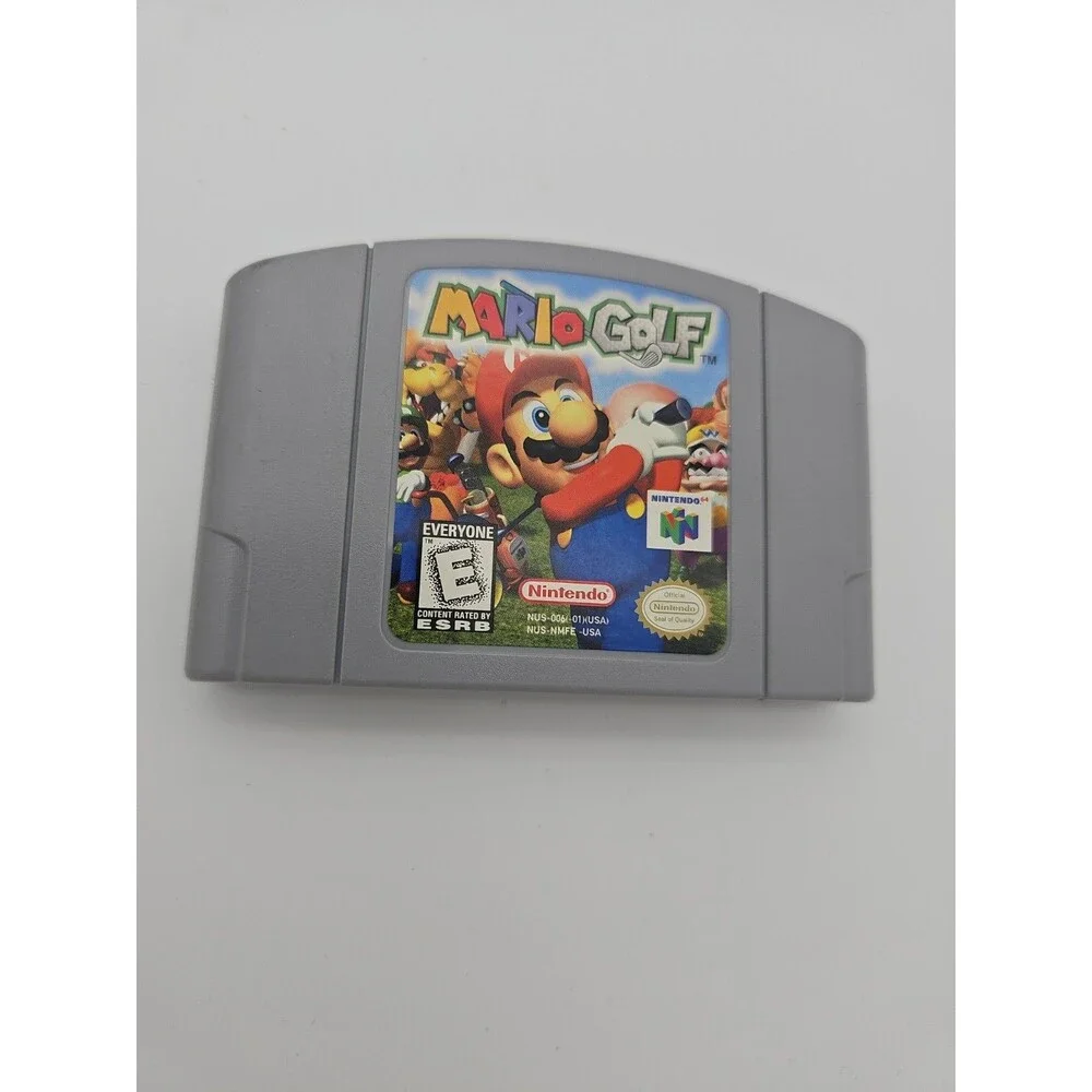Mario Golf (Nintendo 64 N64 1999) Comes With Manual - Authentic/Tested/Working
